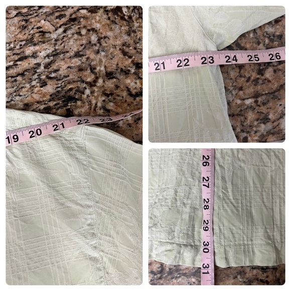 Jamaica Jaxx Men’s 100% Silk Hawaiian Shirt XL | Green Floral Button Up Tropical - Picture 4 of 11